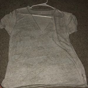 Short sleeve camo top